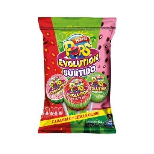 Chupetines Chicle MR POPS Sabor Surtido (B x 24u. B12)